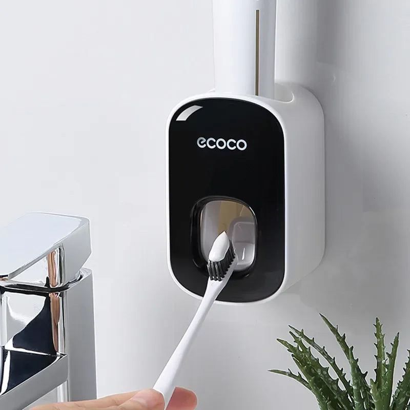 Automatic Toothpaste Dispenser & Holder Set
