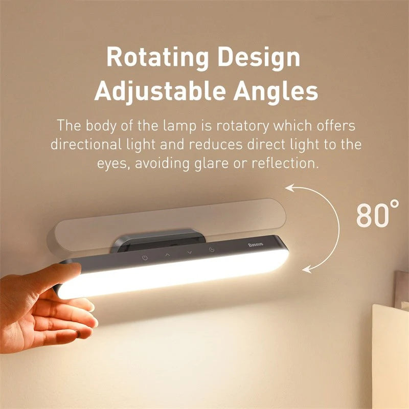 Baseus Lampe LED Magnétique Rechargeable – Intensité Réglable