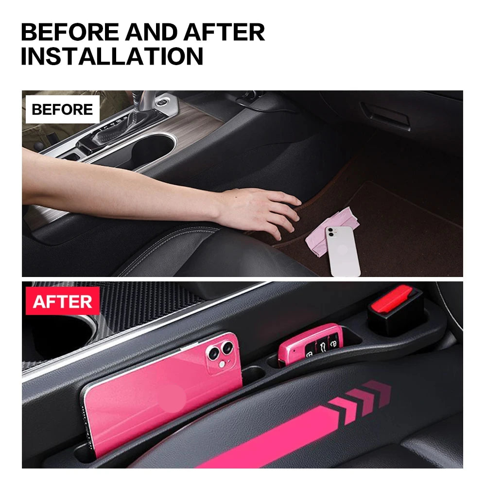 2PCS Car Seat Gap Filler – Universal Fit for Most Cars
