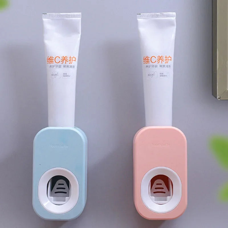 Automatic Toothpaste Dispenser & Holder Set