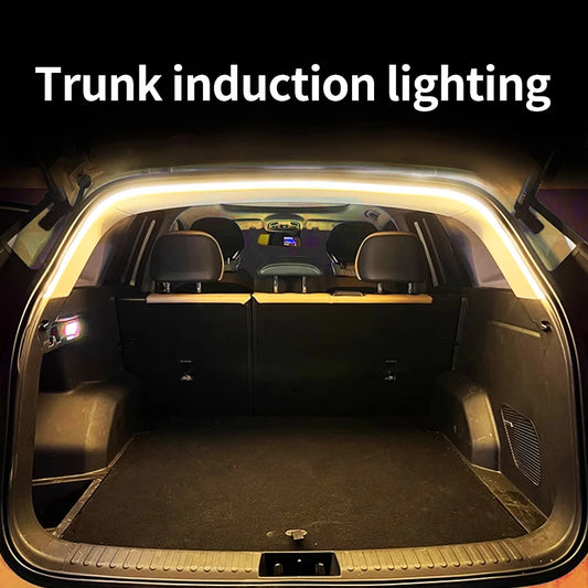 LED Trunk Light Strip – Wireless, Auto Sensor, Easy Install