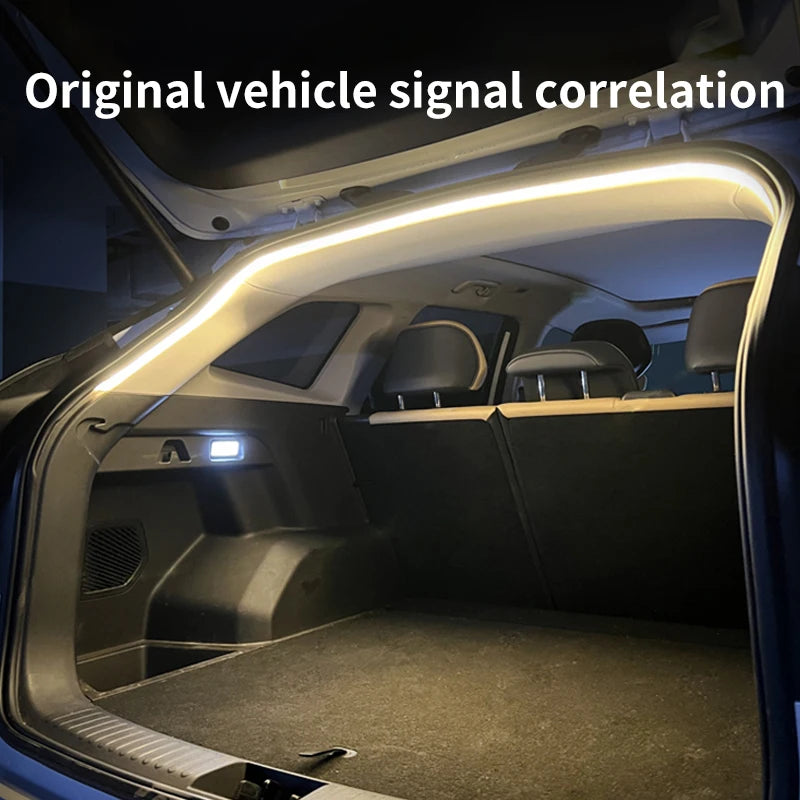 LED Trunk Light Strip – Wireless, Auto Sensor, Easy Install