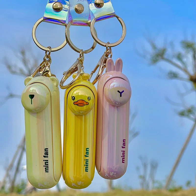 Foldable Mini Air Blower – USB Rechargeable Cooling