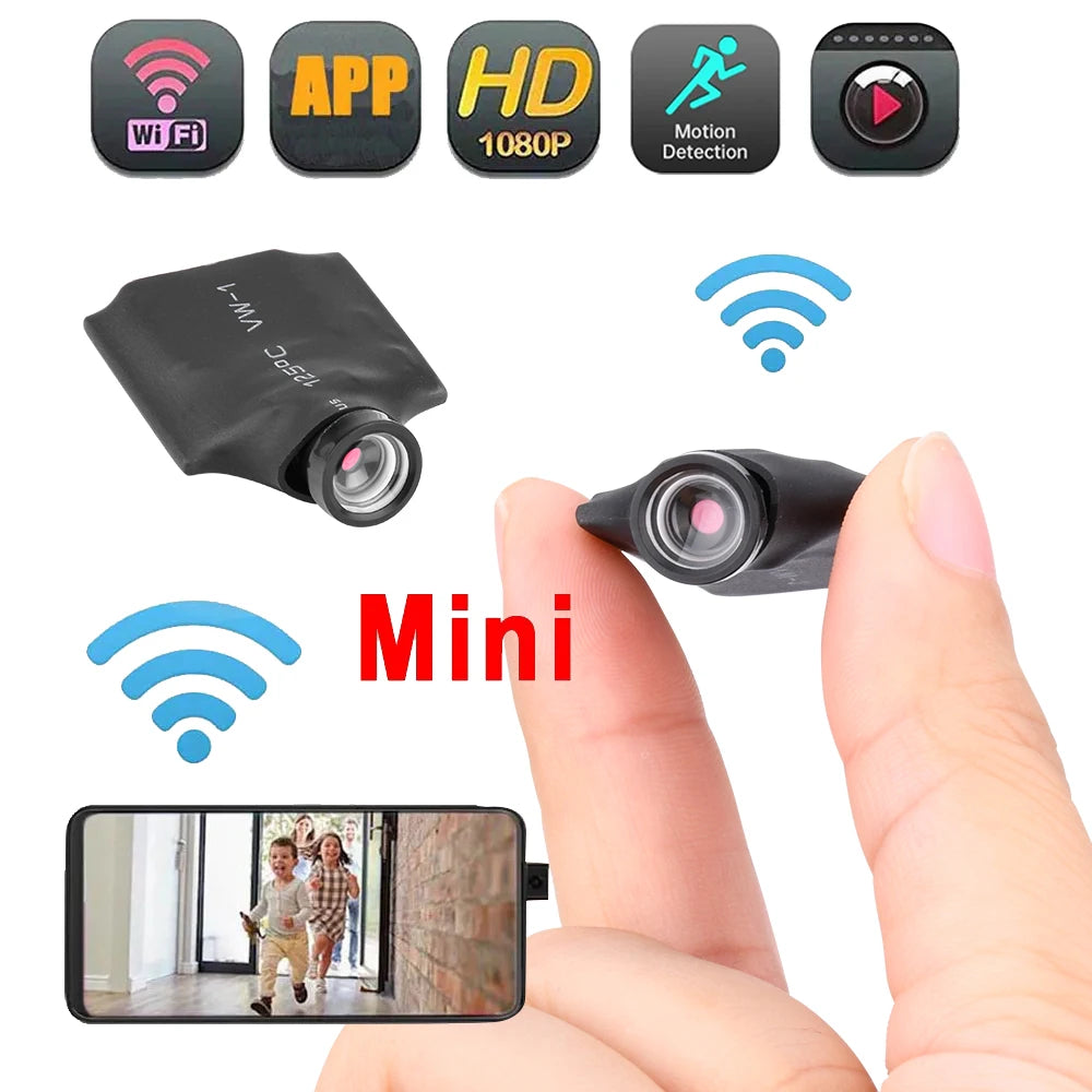 Smart Mini WiFi Camera – HD Video, Motion Alerts, Remote View