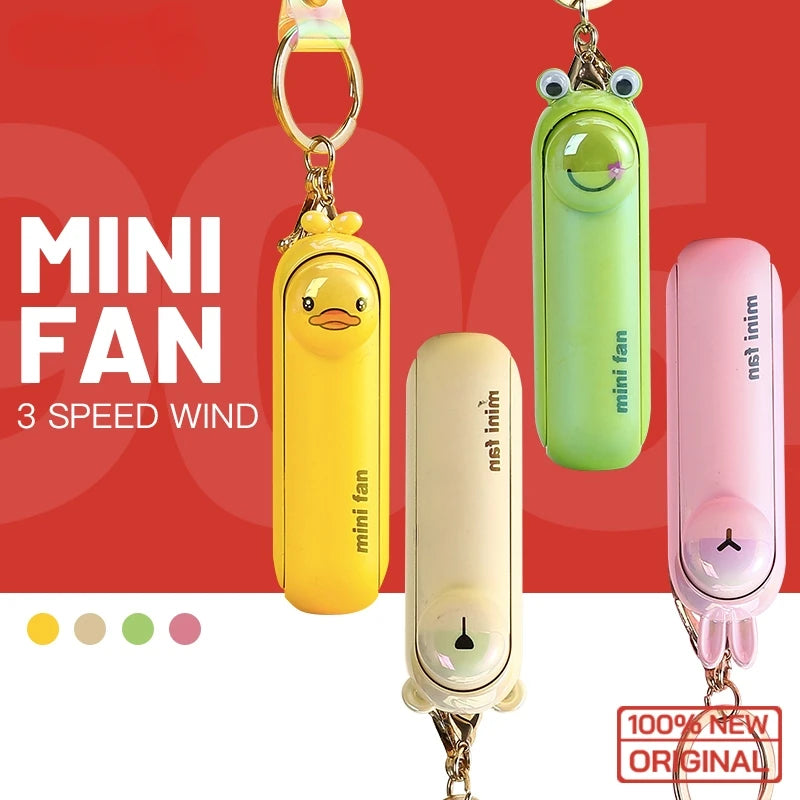 Foldable Mini Air Blower – USB Rechargeable Cooling