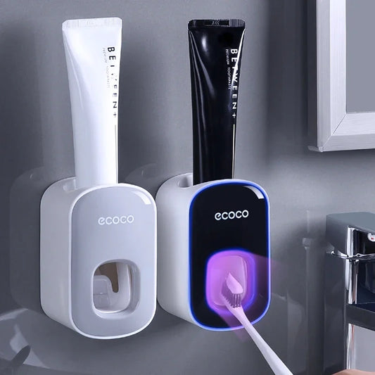 Automatic Toothpaste Dispenser & Holder Set