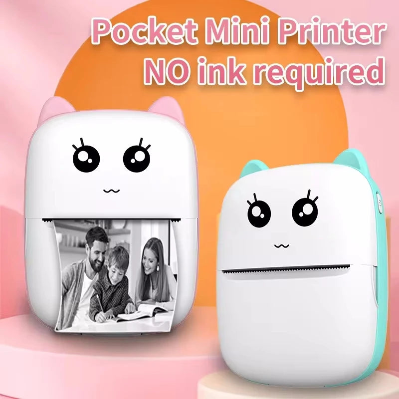 Portable Mini Thermal Printer – Wireless Bluetooth 58mm